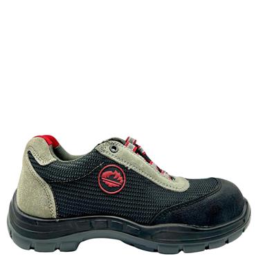 JHAYBER GTS TIE SAFETY SHOE - GREY BLACK